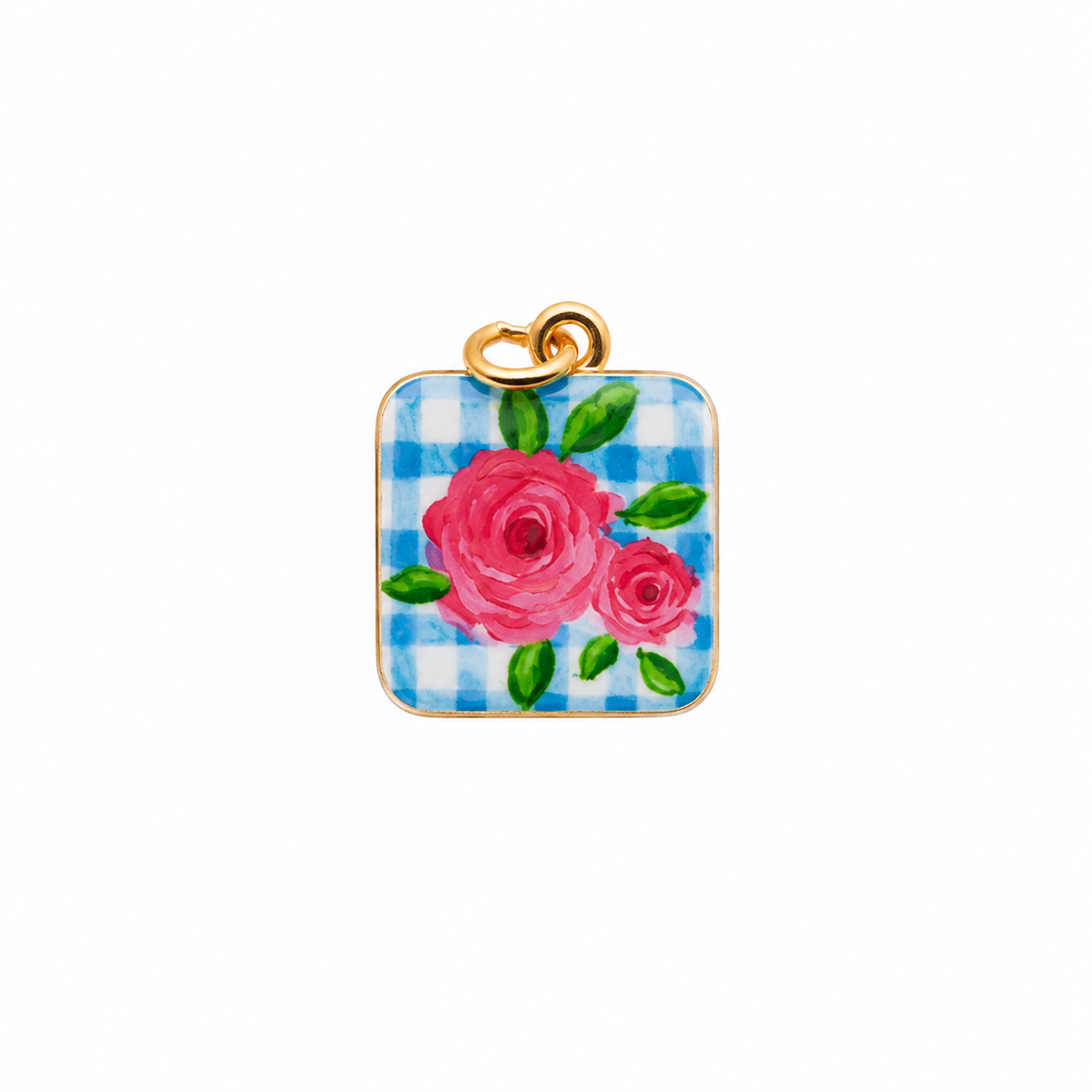 Charm mantel con rosa