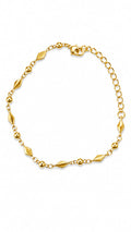 Pulsera Rombos y Bolitas